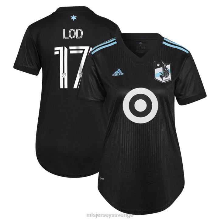 kvinnor minnesota united fc robin lod adidas svart 2022 minnesota night kit replica player jersey jersey MLS Jerseys JF0H1307