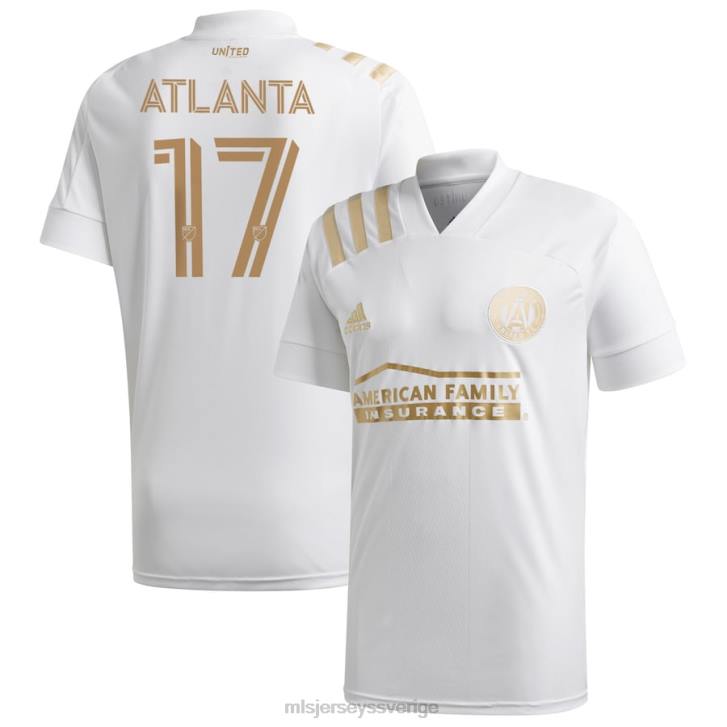 män atlanta united fc adidas vit 2020 king's replica jersey jersey MLS Jerseys JF0H1308