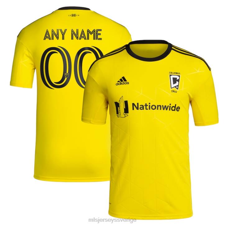 män columbus crew adidas gul 2022 guldstandard kit replika anpassad jersey jersey MLS Jerseys JF0H392